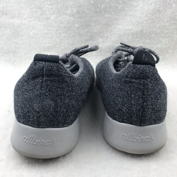 Allbirds Wool Runners Mens Size 10 Dark Gray Merino Wool Low Top Running Shoes - Picture 11 of 16